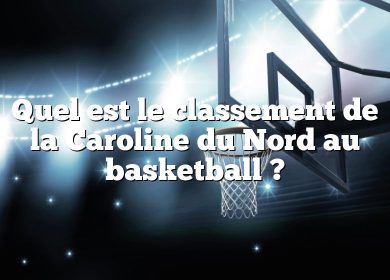 Quel est le classement de la Caroline du Nord au basketball ?